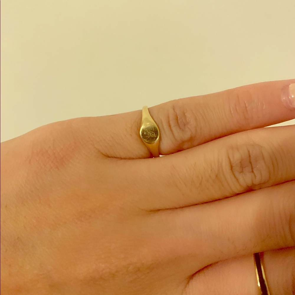 Stone & Strand Mini Pinky Signet Ring